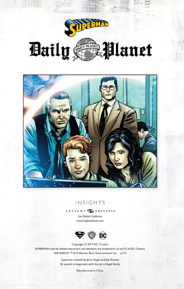 Superman: Daily Planet Hardcover Ruled Journal Hardcover Book