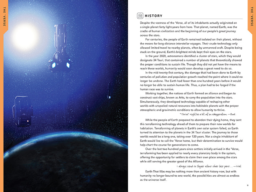 Hidden Universe Travel Guides: Firefly Softcover Book
