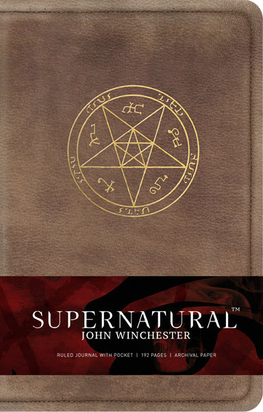 Supernatural: John Winchester Hardcover Ruled Journal Hardcover Book
