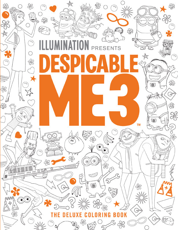 Despicable Me 3: The Deluxe Coloring Book Softcover Book