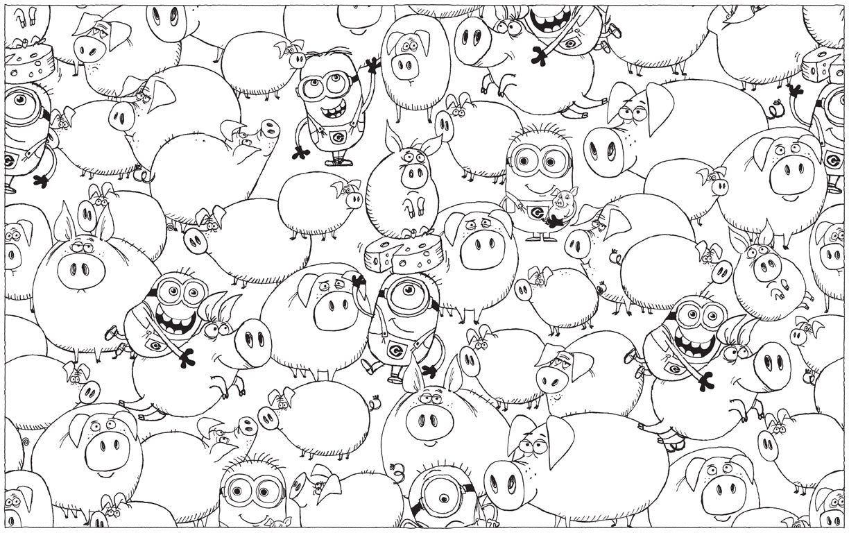 Despicable Me 3: The Deluxe Coloring Book Softcover Book