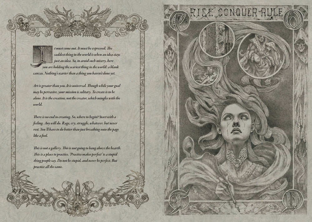 Court of the Dead Hardcover Blank SketchHardcover Book