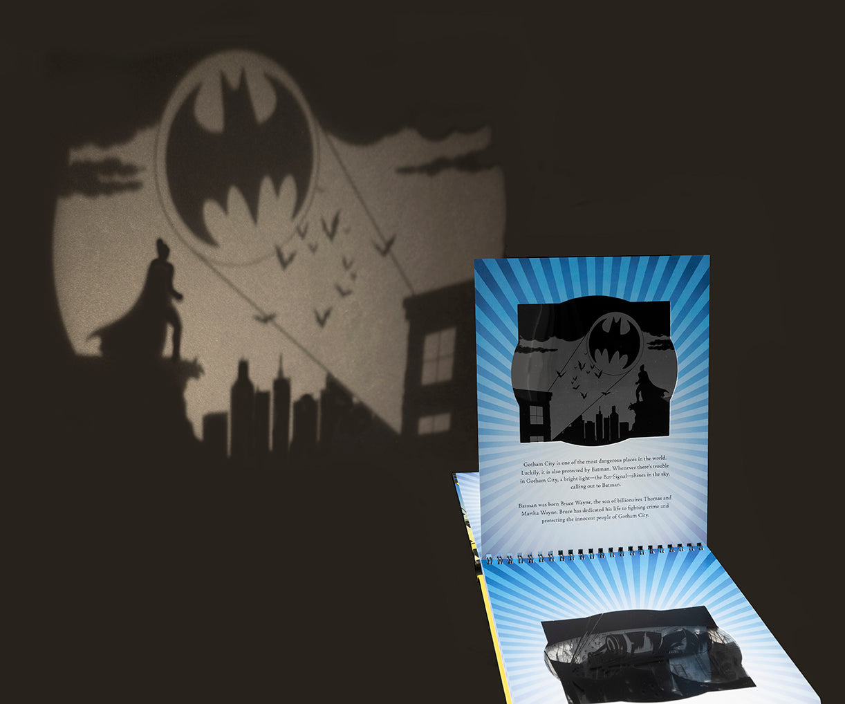 Batman: Flashlight Projections Hardcover Book
