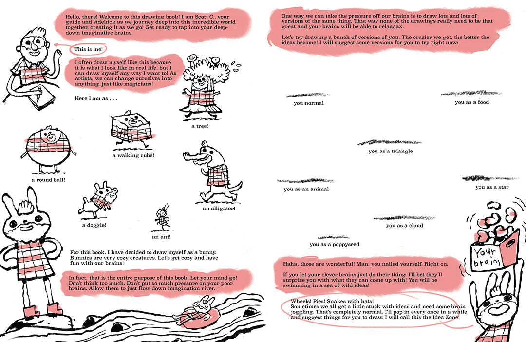 Adventures in Drawing Softcover Book