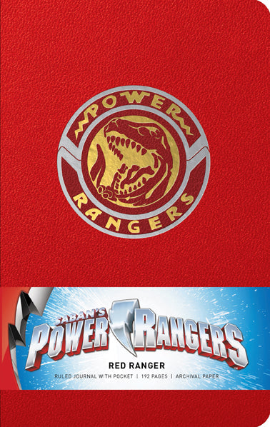 Power Rangers: Red Ranger Hardcover Ruled Journal Hardcover Book