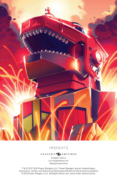 Power Rangers: Red Ranger Hardcover Ruled Journal Hardcover Book
