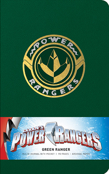 Power Rangers: Green Ranger Hardcover Ruled Journal Hardcover Book