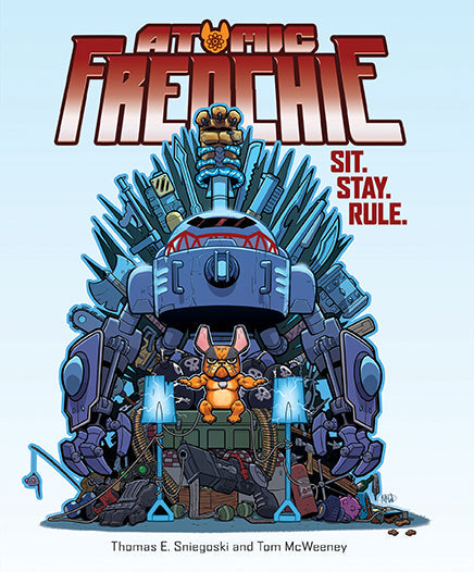 Atomic Frenchie Hardcover Book
