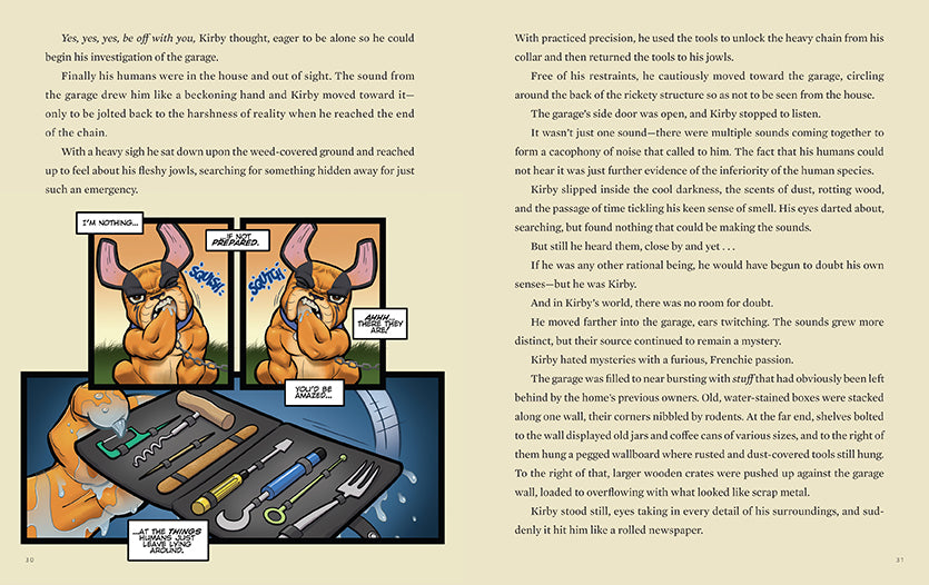 Atomic Frenchie Hardcover Book