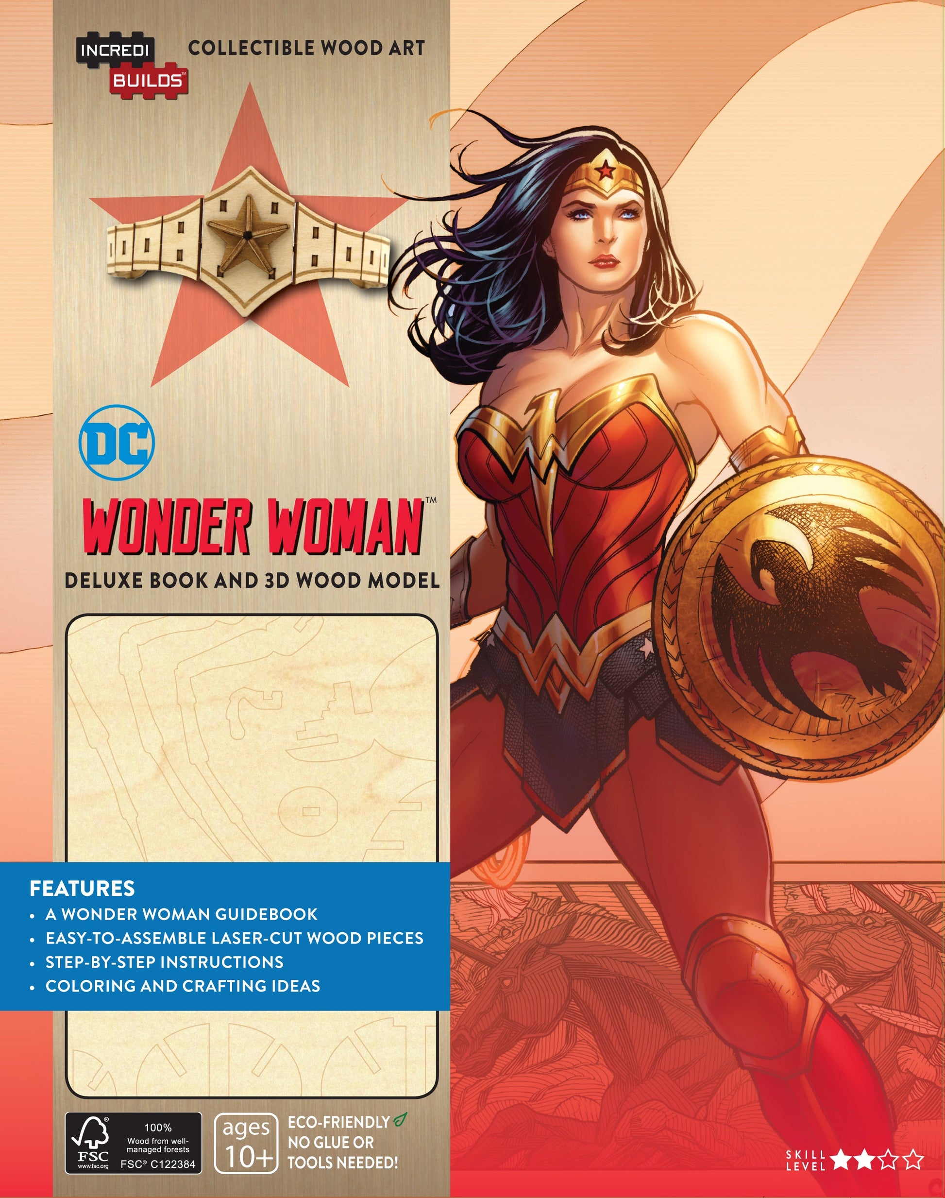 IncrediBuilds: Wonder Woman Deluxe Book and Model Set Hardcover Book