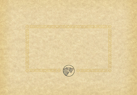 Game of Thrones: House Stark: Desktop Stationery Set (With Pen)