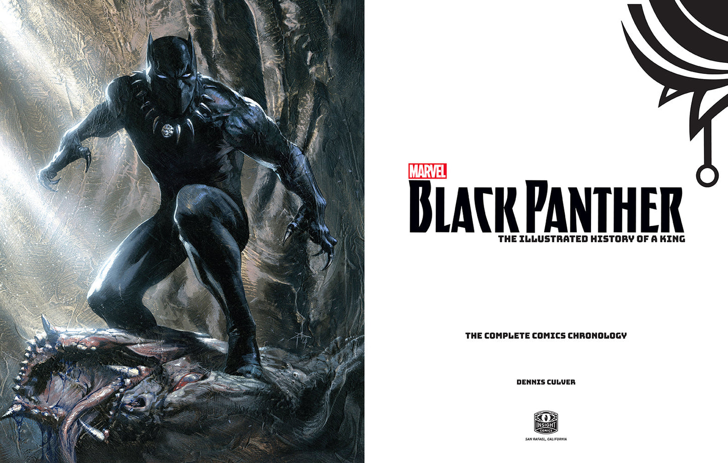 Marvel's Black Panther: The Illustrated History of a King Hardcover Book