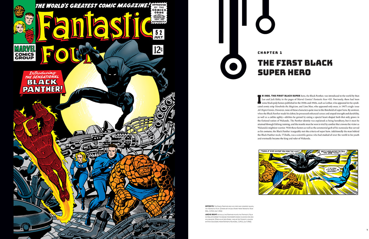Marvel's Black Panther: The Illustrated History of a King Hardcover Book