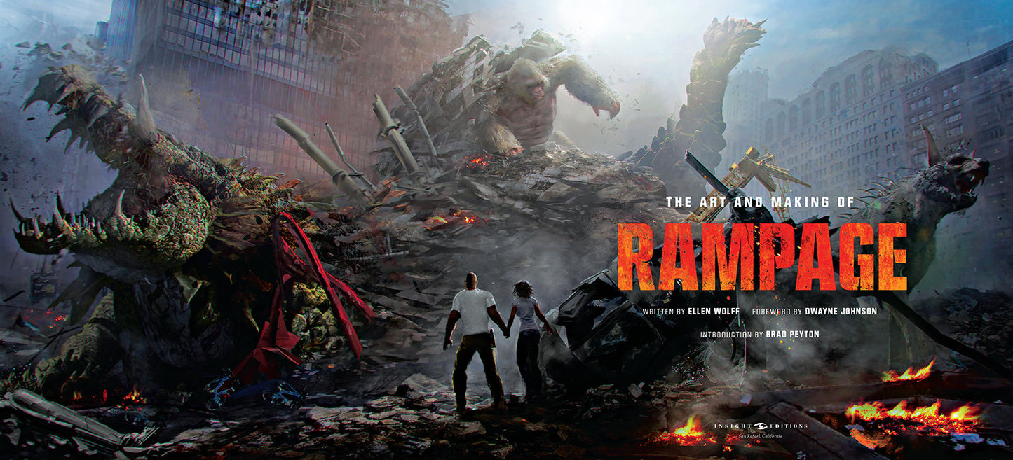 The Art and Making of Rampage Hardcover Book
