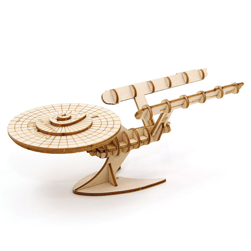 IncrediBuilds: Star Trek: U.S.S. Enterprise Book and 3D Wood Model Softcover Book