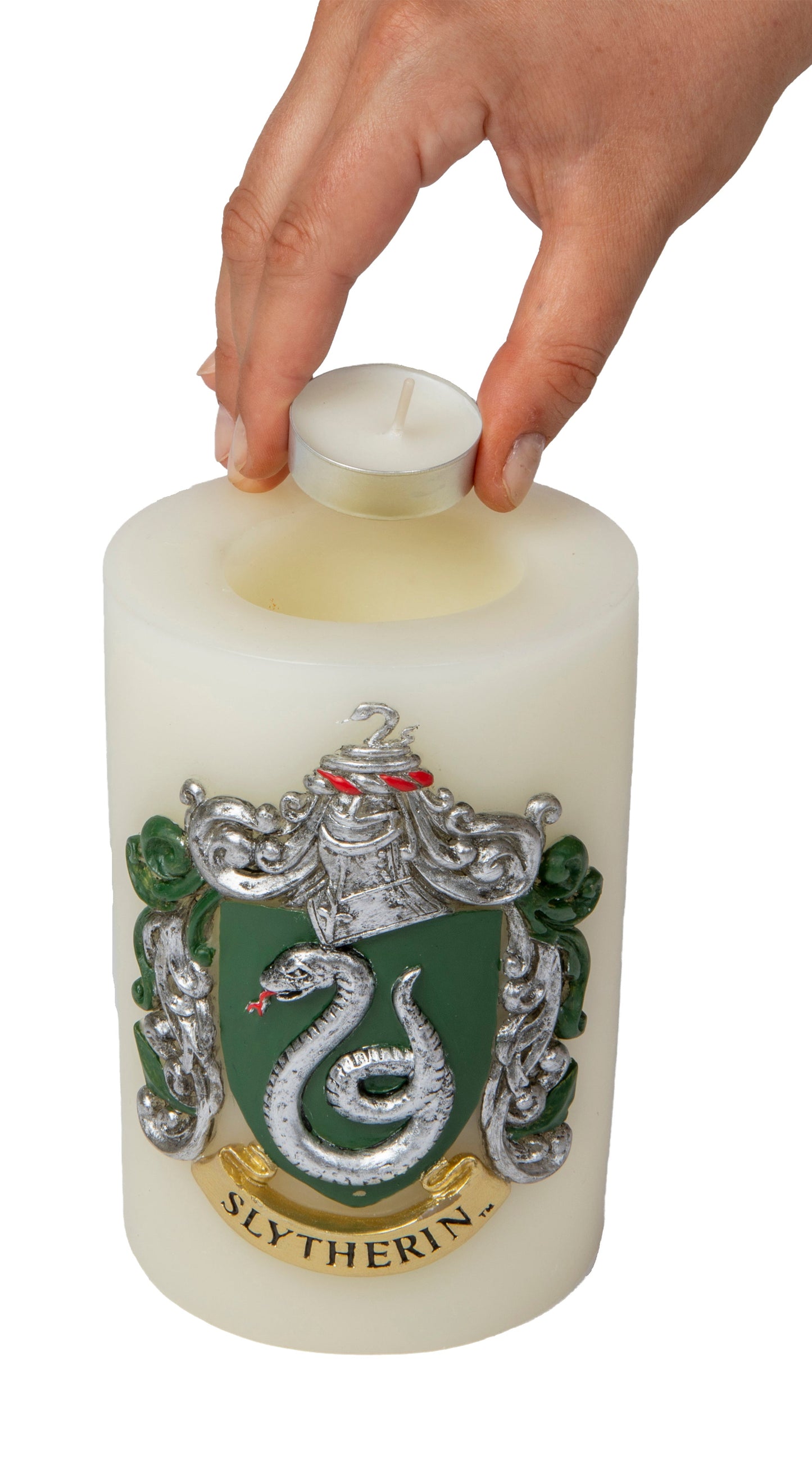 Harry Potter: Slytherin Sculpted Insignia Candle
