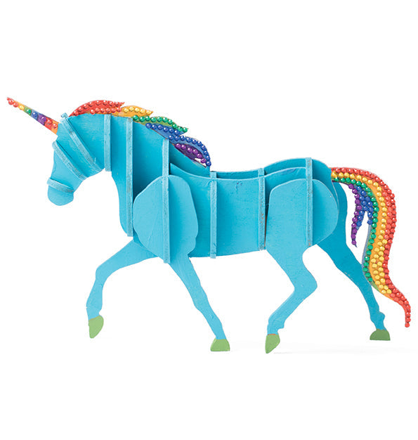 IncrediBuilds: Unicorn Book and 3D Wood Model Softcover Book