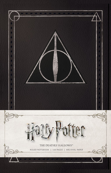 Harry Potter: The Deathly Hallows Ruled Notebook Softcover Book