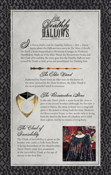 Harry Potter: The Deathly Hallows Ruled Notebook Softcover Book