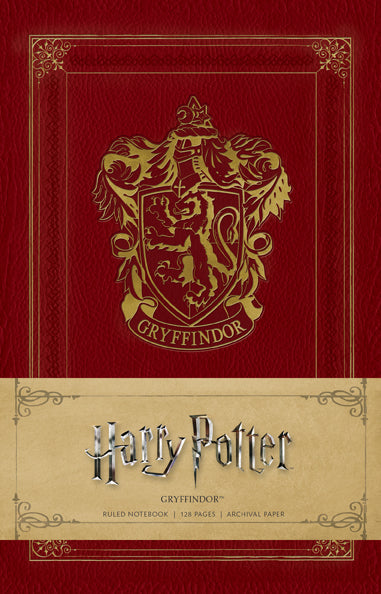 Harry Potter: Gryffindor Ruled Notebook Softcover Book