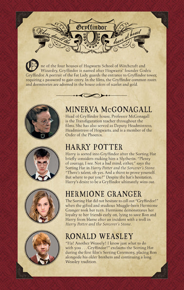 Harry Potter: Gryffindor Ruled Notebook Softcover Book
