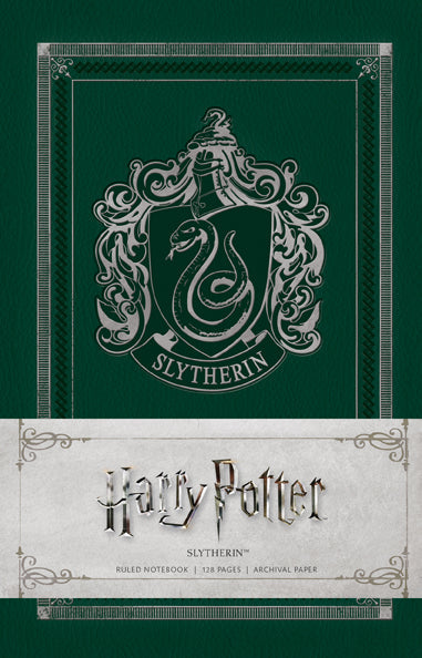 Harry Potter: Slytherin Ruled Notebook Softcover Book