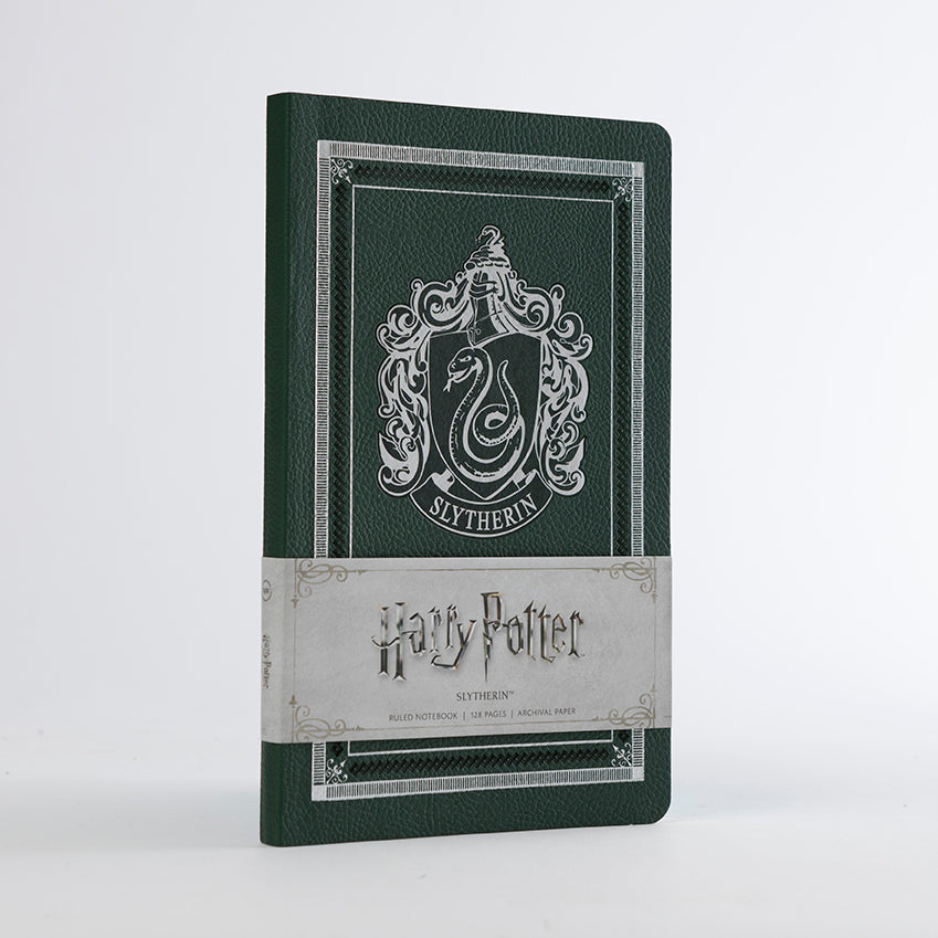 Harry Potter: Slytherin Ruled Notebook Softcover Book