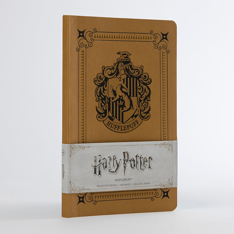 Harry Potter: Hufflepuff Ruled Notebook Softcover Book