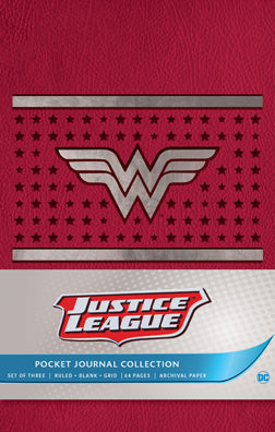 DC Comics: Justice League Pocket Journal Collection (Set of 3) Softcover Book