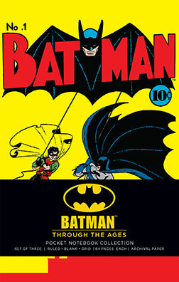 DC Comics: Batman Through the Ages Pocket Notebook Collection (Set of 3) Softcover Book