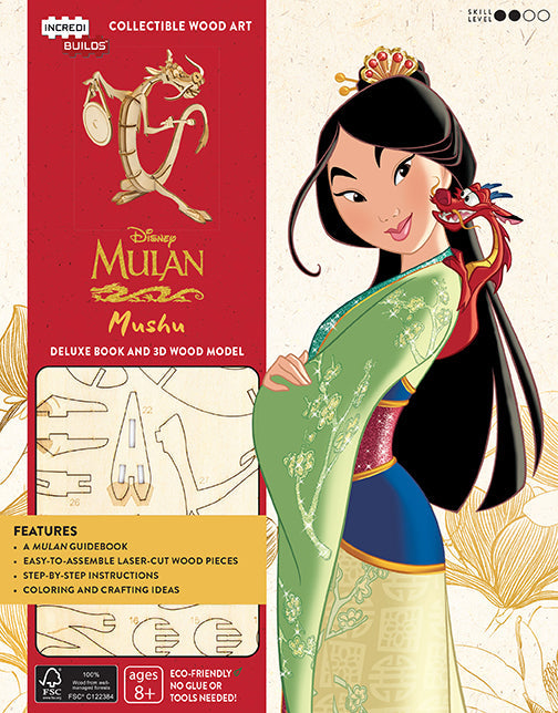 IncrediBuilds: Disney's Mulan: Mushu Deluxe Book and Model Set Hardcover Book