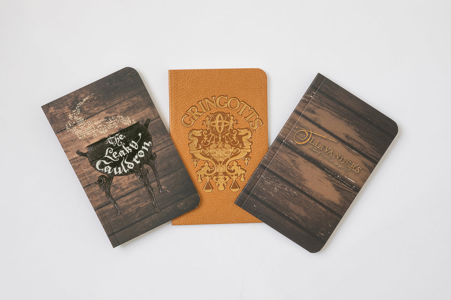 Harry Potter: Diagon Alley Pocket Notebook Collection (Set of 3) Softcover Book