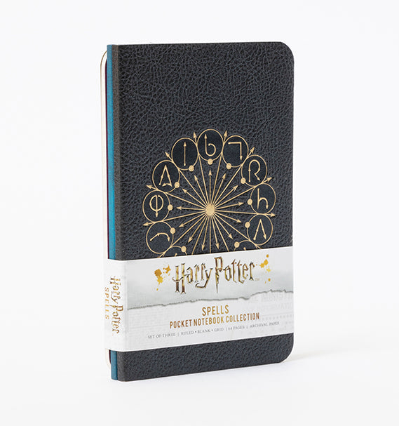 Harry Potter: Spells Pocket Notebook Collection (Set of 3) Softcover Book