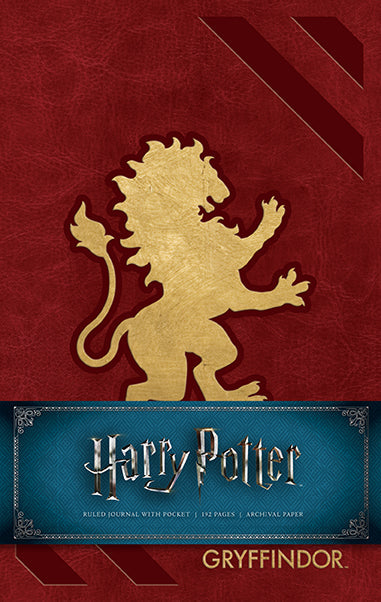 Harry Potter: Gryffindor Hardcover Ruled Journal Hardcover Book