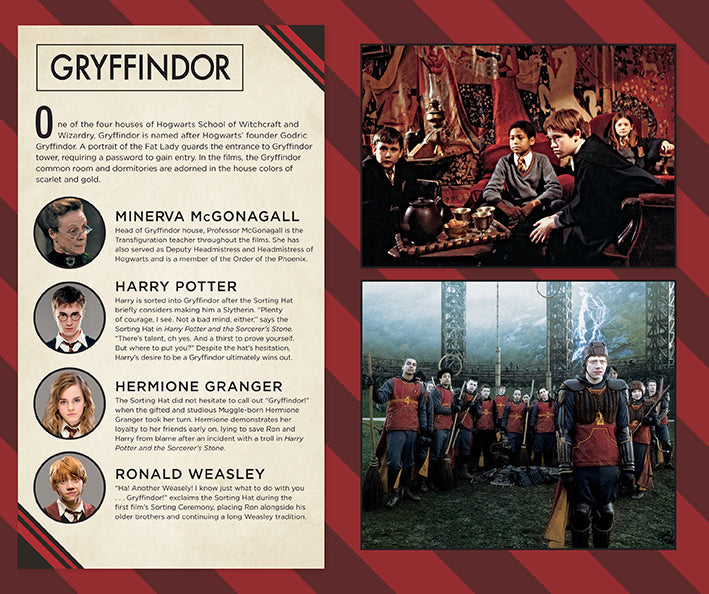 Harry Potter: Gryffindor Hardcover Ruled Journal Hardcover Book