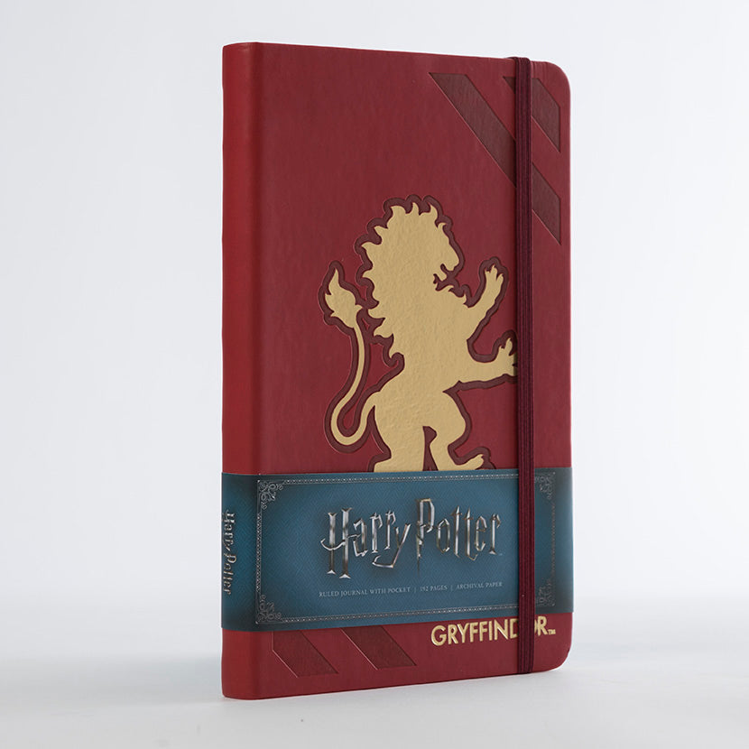 Harry Potter: Gryffindor Hardcover Ruled Journal Hardcover Book