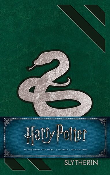 Harry Potter: Slytherin Hardcover Ruled Journal Hardcover Book