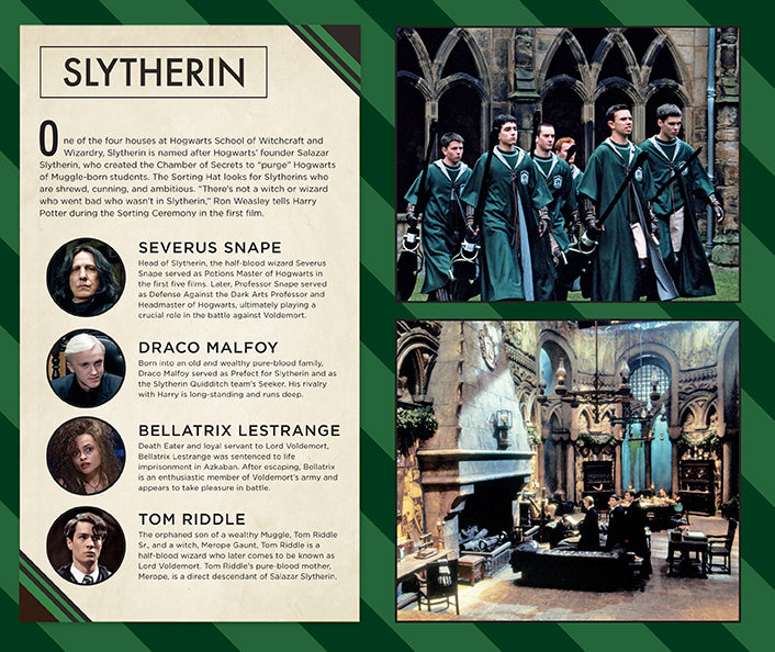 Harry Potter: Slytherin Hardcover Ruled Journal Hardcover Book