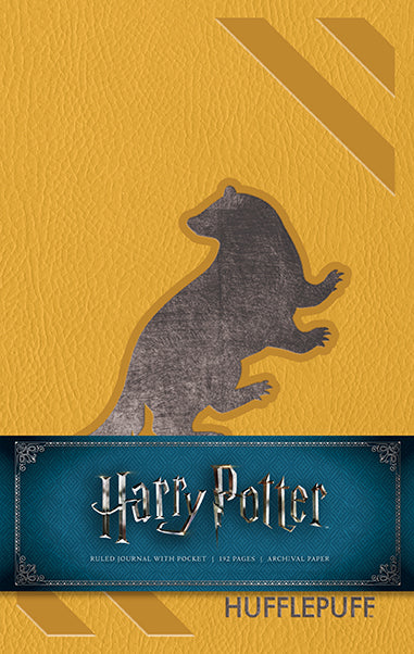 Harry Potter: Hufflepuff Hardcover Ruled Journal Hardcover Book
