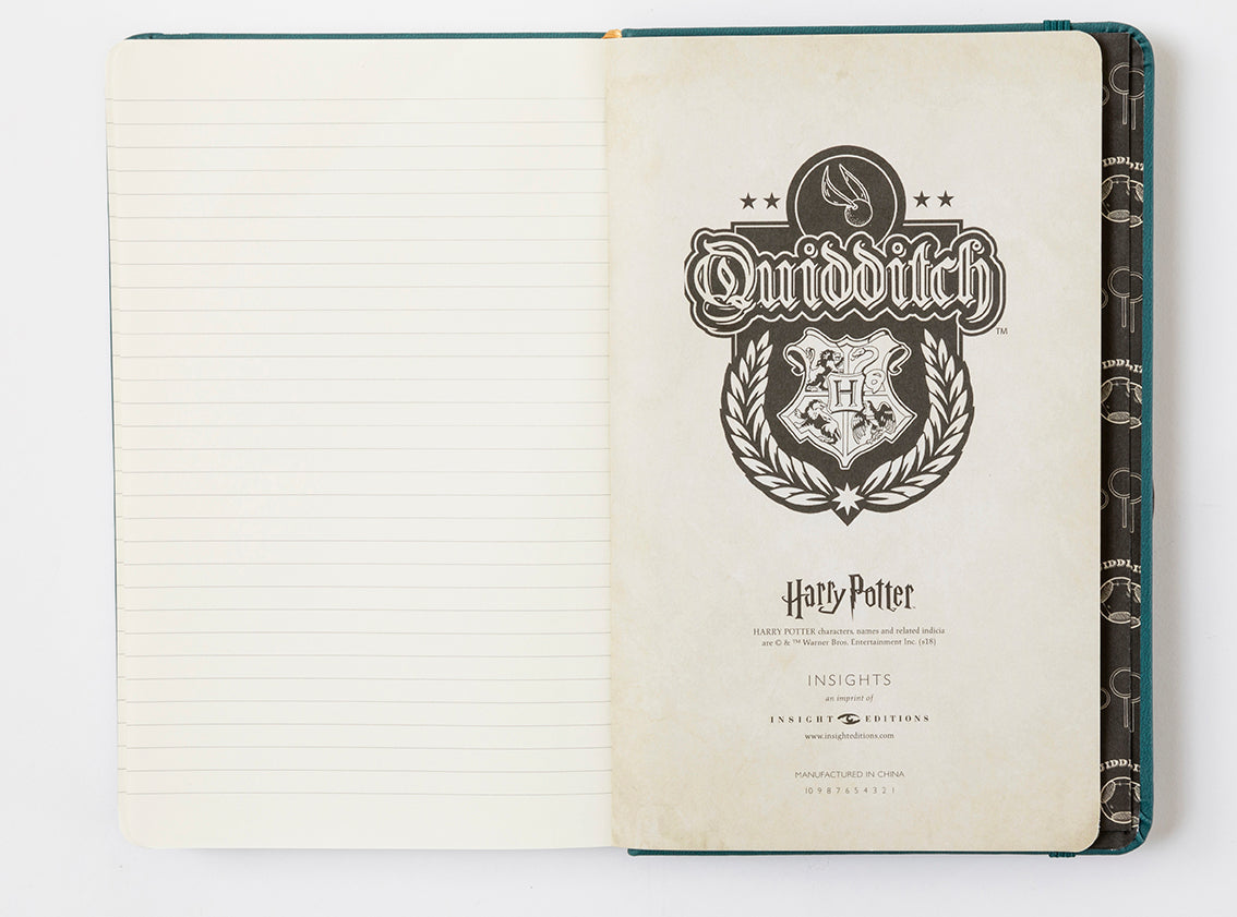 Harry Potter: Quidditch Hardcover Ruled Journal Hardcover Book