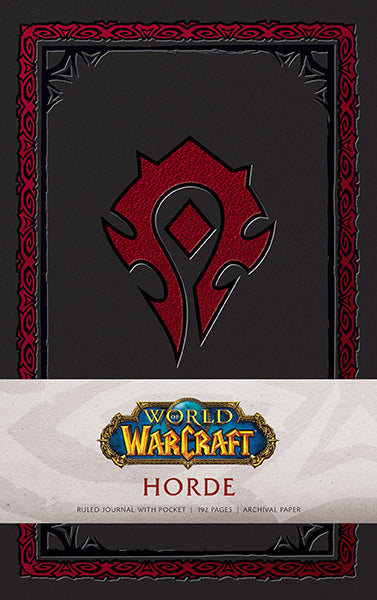 World of Warcraft: Horde Hardcover Ruled Journal Hardcover Book