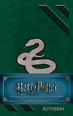 Harry Potter: Slytherin Ruled Pocket Journal Hardcover Book