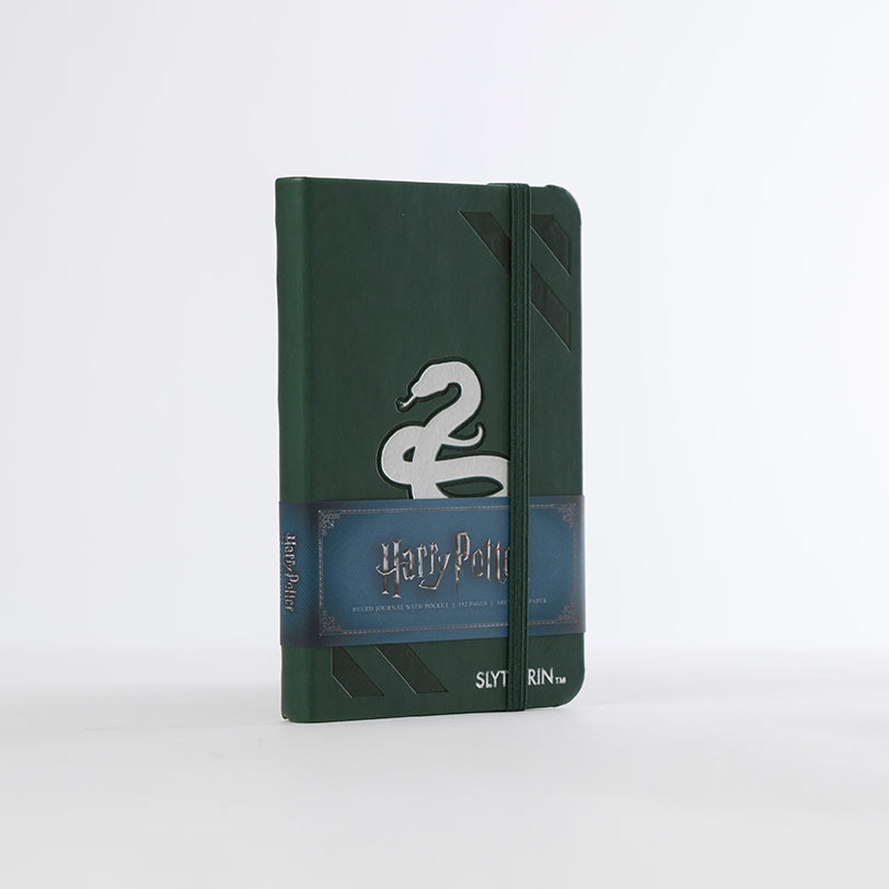 Harry Potter: Slytherin Ruled Pocket Journal Hardcover Book