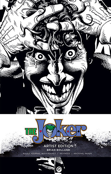 DC Comics: The Joker Hardcover Ruled Journal: Artist Edition Hardcover Book