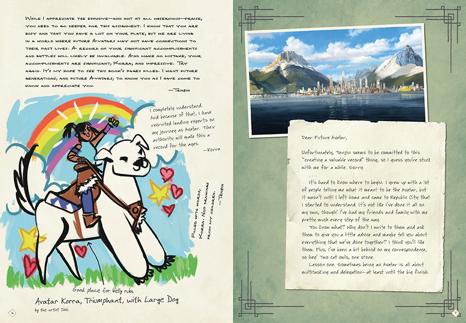 The Legend of Korra: An Avatar's Chronicle Hardcover Book