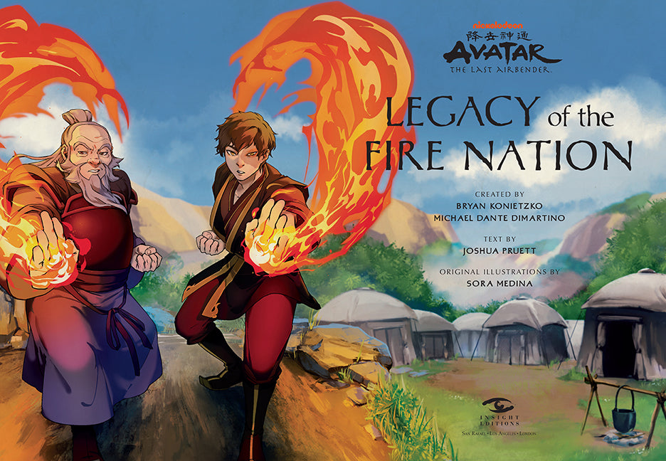 Avatar: The Last Airbender: Legacy of The Fire Nation Hardcover Book