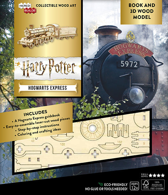IncrediBuilds: Harry Potter: Hogwarts Express Book and 3D Wood Model Softcover Book