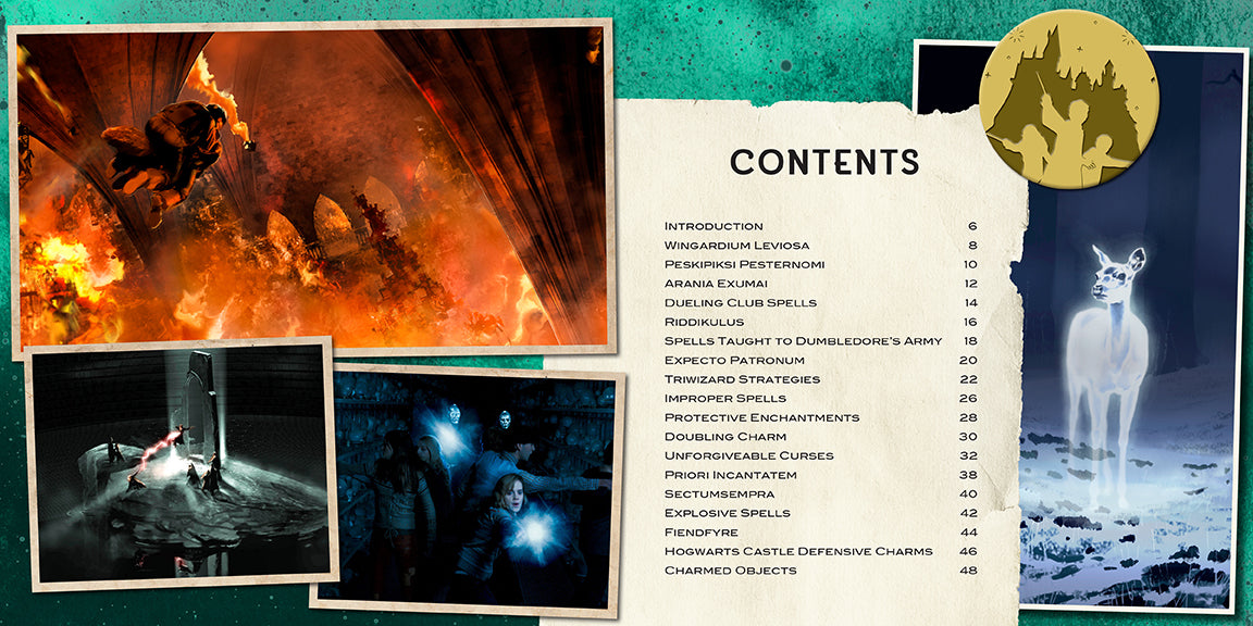 Harry Potter: Spells and Charms: A Movie ScrapHardcover Book