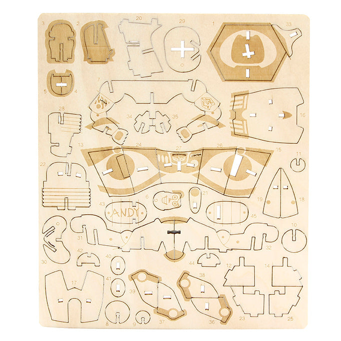 IncrediBuilds: Toy Story: Buzz Lightyear Book and 3D Wood Model Softcover Book