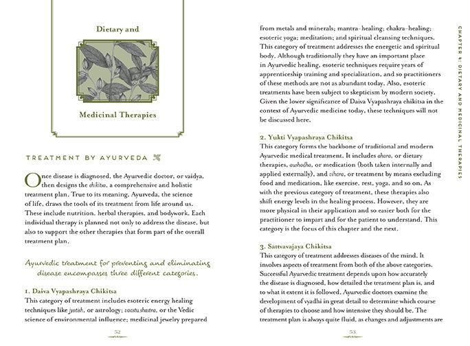 Ayurveda Softcover Book
